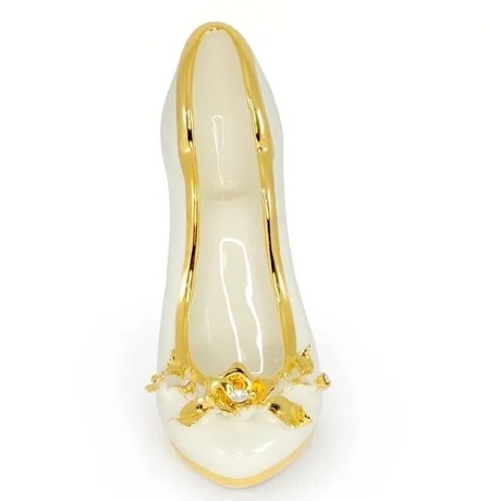 Сувенир туфелька, 19х7,5х17 см. EMOZIONI, керамика, swarovski