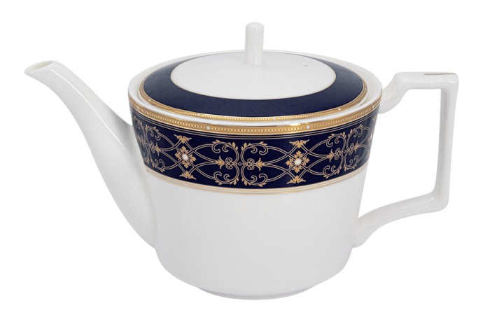 Чайный сервиз Офелия (кобальт), 6 персон, 21 предмет Emily