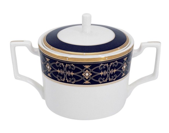 Чайный сервиз Офелия (кобальт), 6 персон, 21 предмет Emily