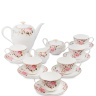 JK-202 Чайный сервиз 15 пр. на 6 перс. "Монте-Роза" (Monte Rosa Pavone)