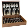 Набор столовых приборов 24 предмета на 6 персон Ankara в деревянной коробке, Face