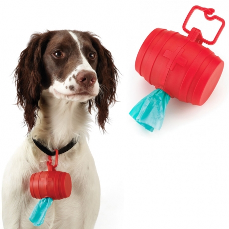 Диспенсер для пакетов Doggie, красный, Umbra