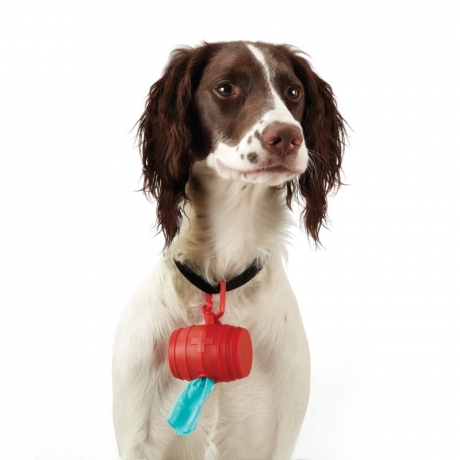 Диспенсер для пакетов Doggie, красный, Umbra