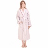 Халат "Basic" Luxberry, розовая пудра/бордовый, размер L