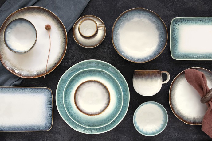 Салатник Nuances, голубой, 15 см. 0,6 л. Easy Life