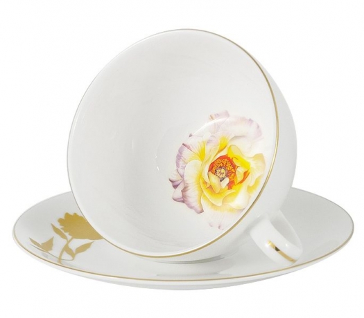 Чашка с блюдцем Kamelia, 250 мл. Emily