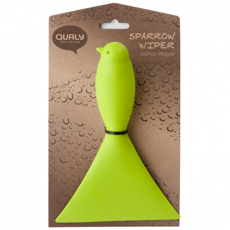 Очиститель для стекол и зеркал Sparrow, зеленый, Qualy
