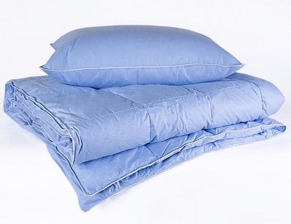 Одеяло всесезонное из гусиного пуха категории Экстра "Витаминный коктейль", 140х205, технология кассетная, Natures