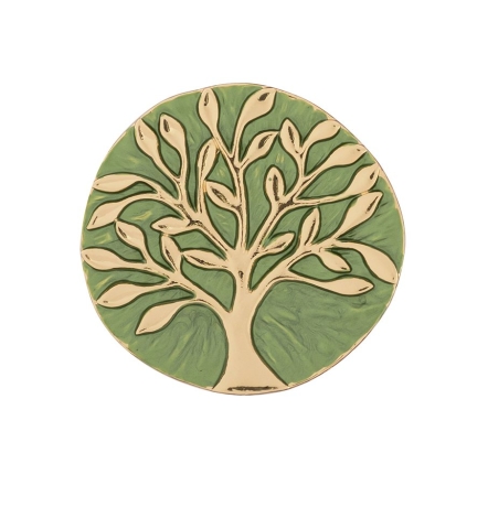 Брошь Дерево с листьями XZ1362.16 G/G Shadore