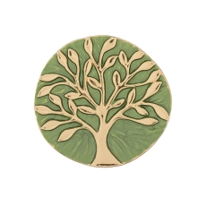Брошь Дерево с листьями XZ1362.16 G/G Shadore