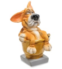 RV-905 Статуэтка Собака Фоксхаунд "Желаю полной золотой чаши" (W.Stratford)