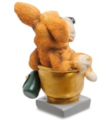 RV-905 Статуэтка Собака Фоксхаунд "Желаю полной золотой чаши" (W.Stratford)