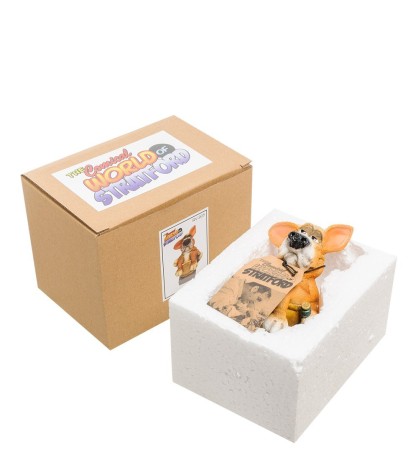 RV-905 Статуэтка Собака Фоксхаунд "Желаю полной золотой чаши" (W.Stratford)