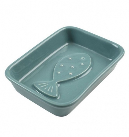 Мыльница, 12,5x9,5x2,5 см. Ocean Fish T&G 