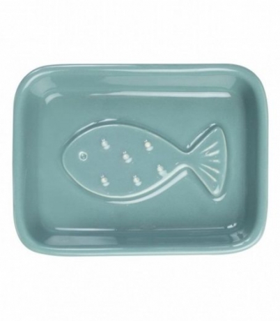 Мыльница, 12,5x9,5x2,5 см. Ocean Fish T&G 