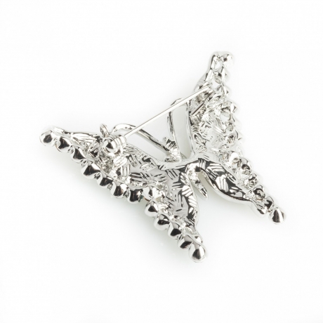 Брошь Бабочка FAN-06291.7 S/G Shadore