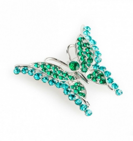 Брошь Бабочка FAN-06291.7 S/G Shadore