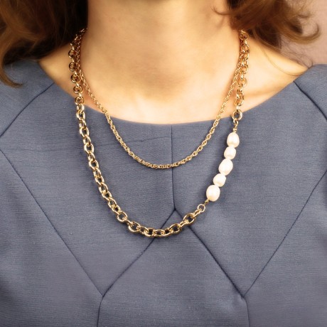 Колье Bella Pearle Сarabiner