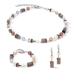 Coeur de Lion Серьги Cognac-Beige 4505/20-1130 Coeur de Lion