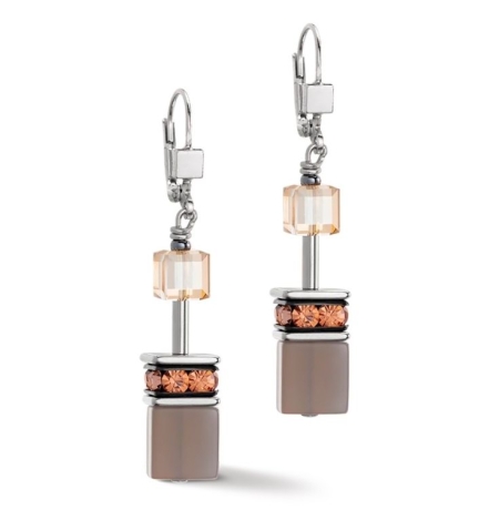 Coeur de Lion Серьги Cognac-Beige 4505/20-1130 Coeur de Lion