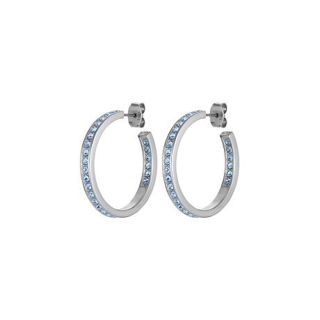 Серьги JUSTINA SS LIGHT BLUE