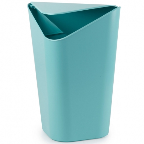Корзина для мусора угловая Corner, голубая, Umbra
