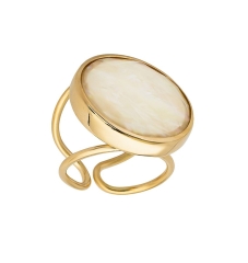 Кольцо nautilus безразмерное K9948.12 BW/G Possebon