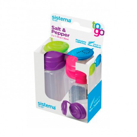 Хранение "соль-перец" TO-GO (2шт) 35 мл. Sistema