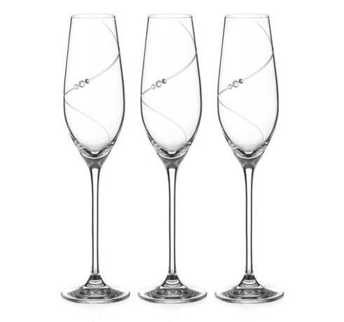 Набор бокалов для шампанского Силуэт, 0,21 л. 6 шт. Diamante