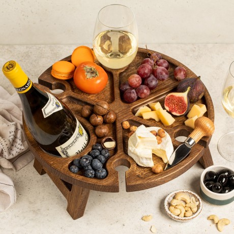 Винный столик диаметр 35, высота 13.5 Uneca