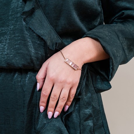 Браслет Пирамида SHELL ROSE Fiore Luna