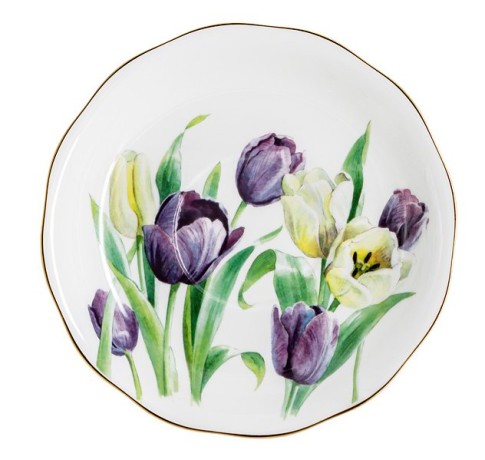 Набор чашек с блюдцами Тюльпаны, 0,18 л, 2 шт. Stechcol