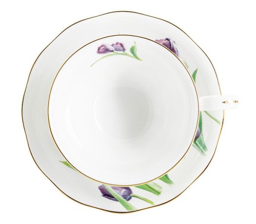 Набор чашек с блюдцами Тюльпаны, 0,18 л, 2 шт. Stechcol