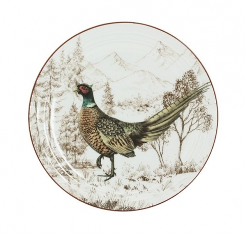 Тарелка закусочная Охота, 21 см. Imari