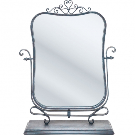 Зеркало настольное Luftschloss, коллекция "Воздушный замок" 61*81*20, Сталь, Стекло, МДФ, Серый