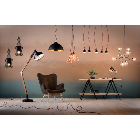 Люстра Pipeline, коллекция "Трубопровод" 89*128*89, Сталь, Стекло, Бесцветный