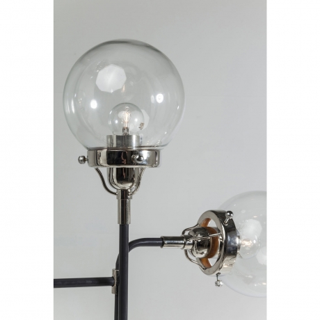 Люстра Pipeline, коллекция "Трубопровод" 89*128*89, Сталь, Стекло, Бесцветный