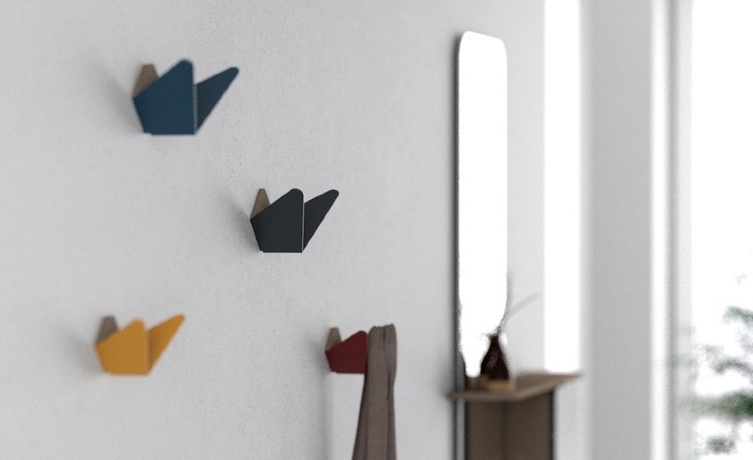 Крючок Butterflies средний, зеленый Umage