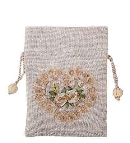 LK-28 Мешочек из льна "Симфония любви"