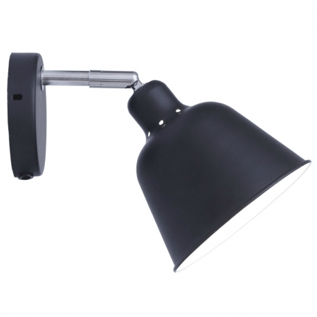 Настенный светильник, Ø15, черный/метал CARPENTER Halo Design