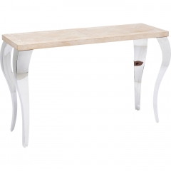 Консоль Cottage, коллекция "Коттедж" 120*76*40, МДФ, Нержавеющая сталь, Коричневый