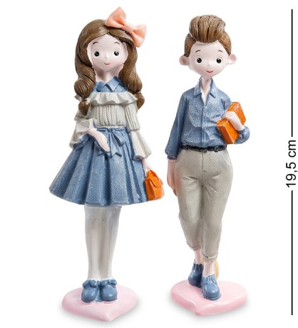 MN-106  Комплект фигурок 2 шт. "Парочка в голубом"