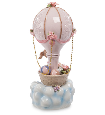CMS-27/18 Фигурка муз. "Девочка на воздушном шаре" (Pavone)