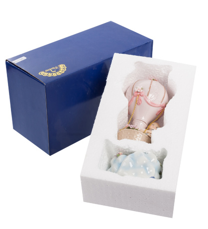 CMS-27/18 Фигурка муз. "Девочка на воздушном шаре" (Pavone)