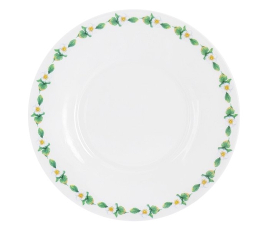 Чашка с блюдцем Земляничная поляна, 0,22 л. Emily