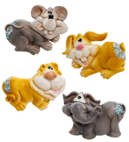 MN-203 Комплект магнитов 4 шт. "Животные"