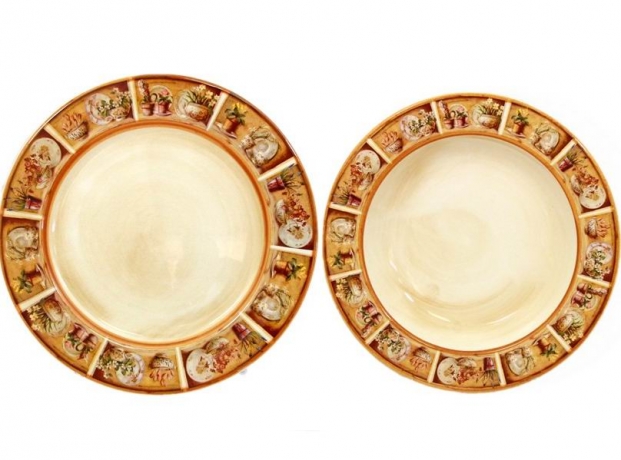 Набор тарелок Кантри, 23,5/25 см, LCS