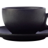 Чашка с блюдцем Икра, 250 мл. чёрная Maxwell & Williams