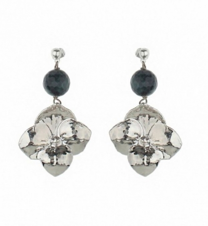 Серьги Гортензия OR930-S BW Ester Bijoux