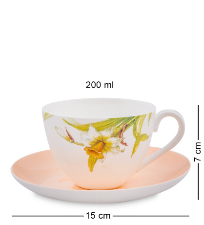 JK- 08 Чайный набор на 6 перс."Сады Примадонны" (Pavone)